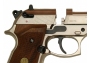 Пневматический пистолет Umarex Beretta M92 FS (никель+дерево)