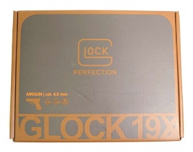 Пневматический пистолет Umarex Glock 19X (металл, цвет песок, без BlowBack) арт 5.8368