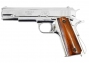 ММГ макет пистолета Colt 1911, .45 калибра, никель + дерев. накладки (США, 1911 г) DENIX DE-6316