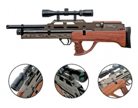 Пневматическая винтовка EVANIX MAX (SHB, Walnut, Wood)