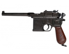 ММГ макет пистолет Маузер, пластик. рукоятка (Mauser), DENIX DE-1024