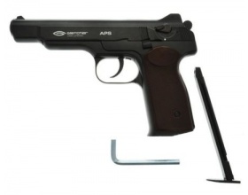 Пистолет пневматический Gletcher GLST51 (APS, Стечкин с блоу-бэком)