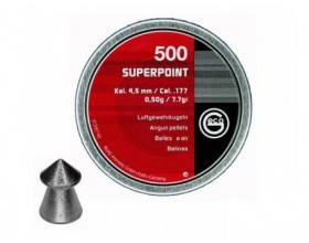 Пули пневм. Geco Superpoint 4.5мм, 0.5г (500шт)