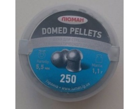 Пули пневматические Люман Domed кал 5.5 мм, 1.1 г (250 шт)