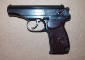 Пистолет охолощенный ПМ-СХ, прямая рамка, ушастый, 1953 год