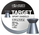 Пуля пневм. JSB Target Sport Diabolo 4.5 мм, 0.52г (500шт)