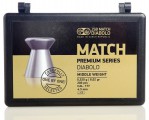   Пули пневм. JSB Match Premium Middle 4.5 мм, 0.52г (200шт)