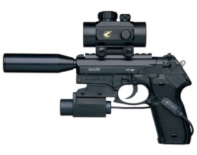 Пневматический пистолет GAMO PT-80 Tactical