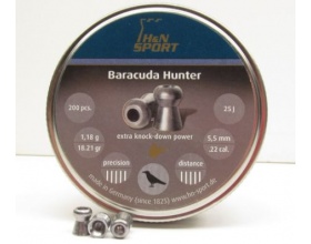 Пули "H&N Baracuda Hunter" кал. 5.5 мм, 1.18 г (200 шт)