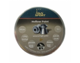 Пули пневм. H&N Hollow Point 6.35 мм, 1.70г (200шт)
